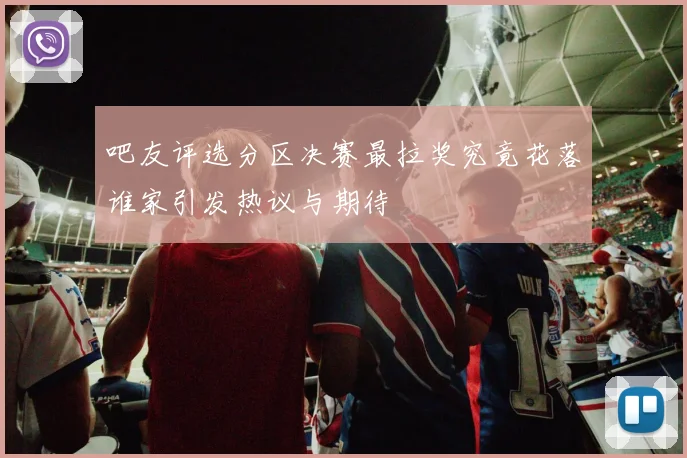 吧友评选分区决赛最拉奖究竟花落谁家引发热议与期待